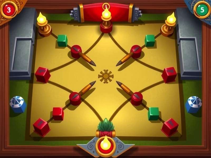 Ludo Glory Sovereign Game Board