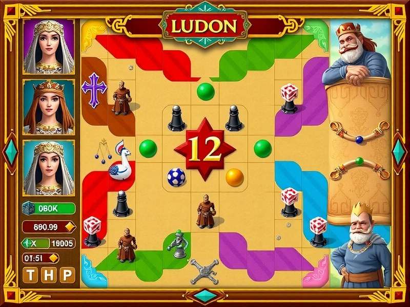 Ludo Glory Sovereign Game Interface